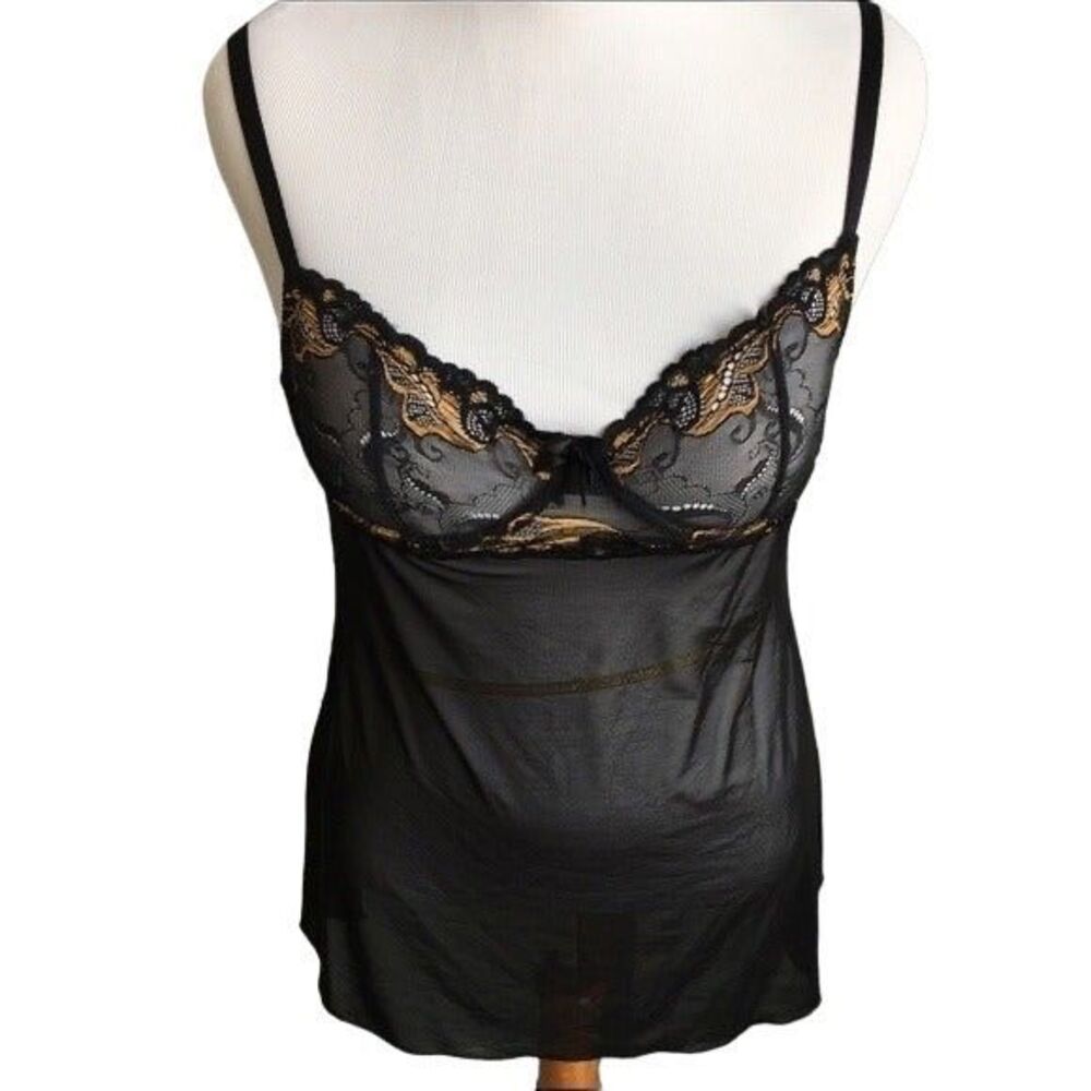 Nordstrom Sexy Black night Lingerie- L